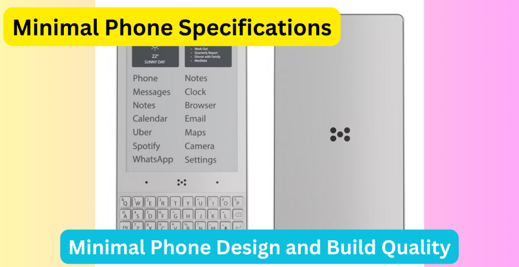 Minimal Phone Review