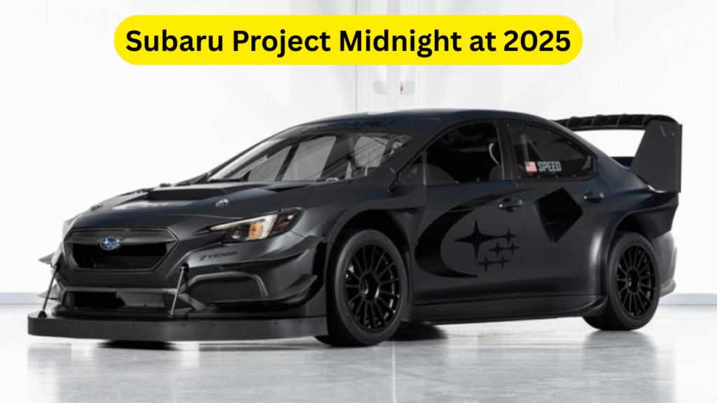 Subaru Project Midnight at 2025 Goodwood