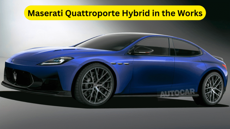 Maserati Quattroporte Hybrid in the Works: Plug-In Power to Bridge ICE and EV Future